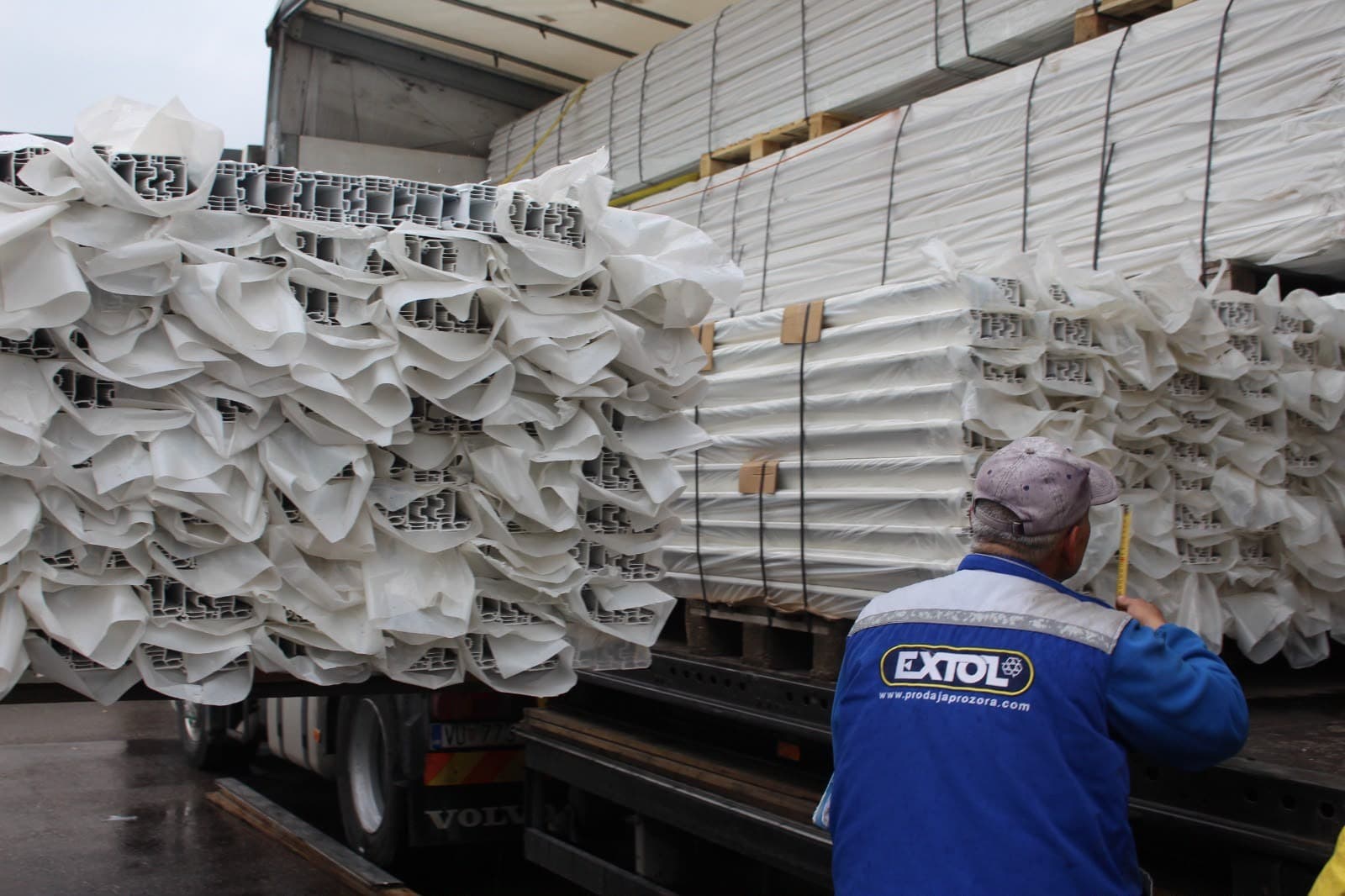 PVC profile delivery