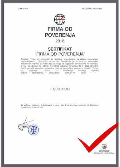 Certificate 1