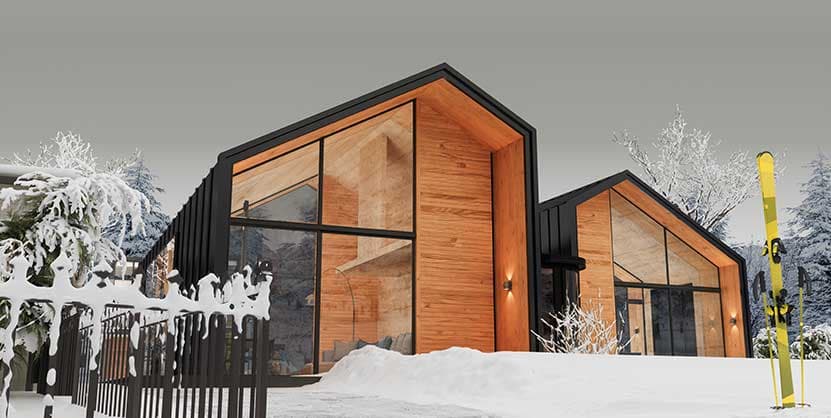 Low-E glass house image