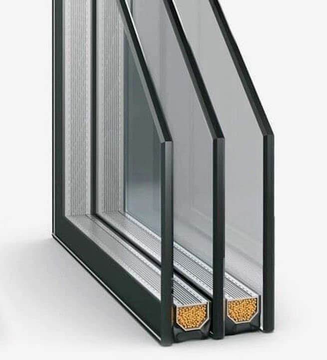 Triple glass