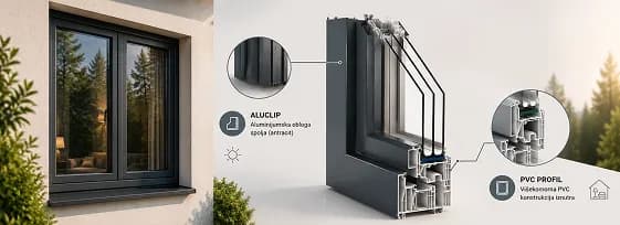 Kömmerling 88MD AluClip